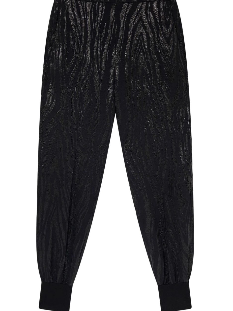 Affordable Stella trousers Women tapered wood-grain McCartney effect 0807